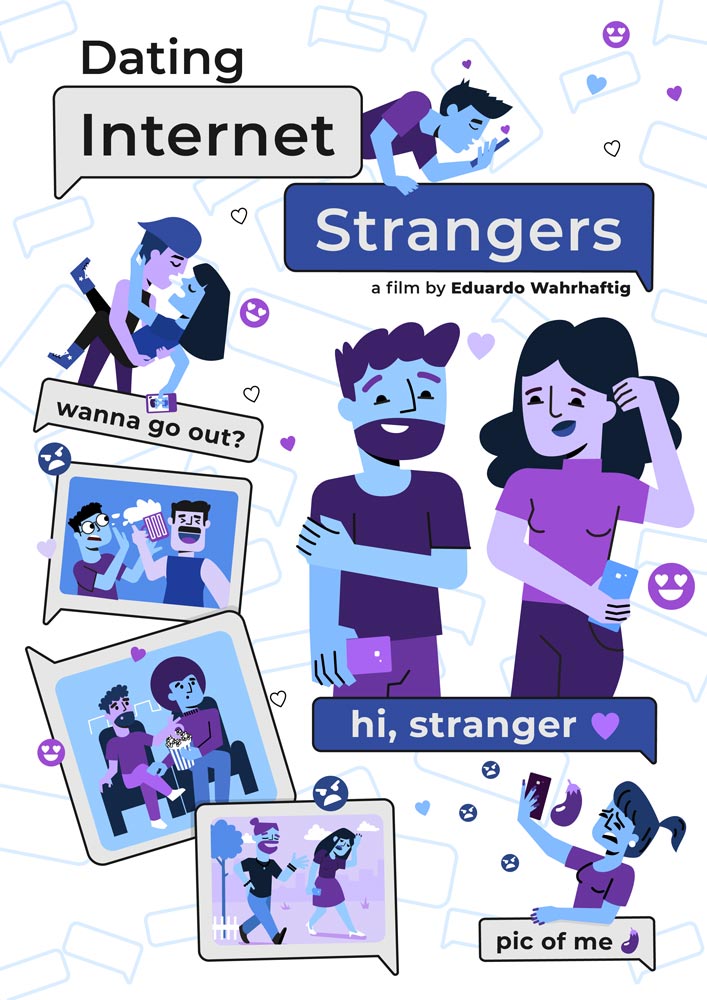 Poster Saliendo con extraños de internet