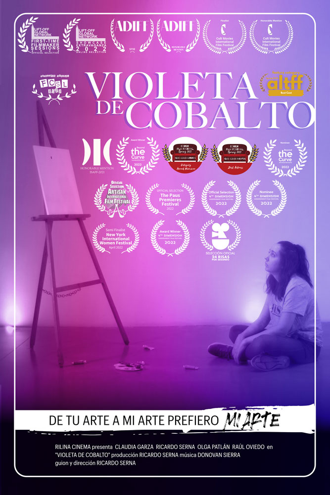 Poster Violeta de cobalto